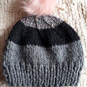 Hand knitted hat
